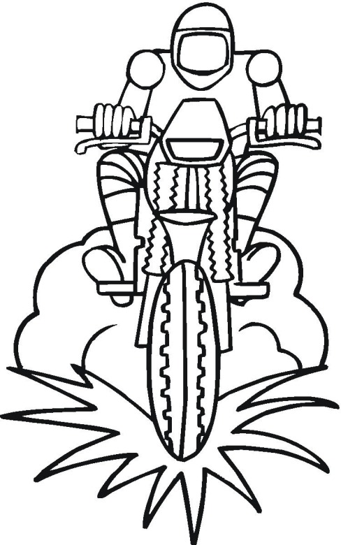 dirt bike helmet coloring pages