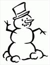 Snow coloring pages
