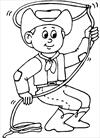 Cowboy coloring pages