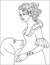 Princess 5 coloring page