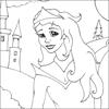 Princess coloring page