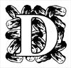 Letter D Date coloring page