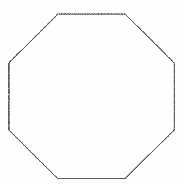 Shape Octagon coloring page