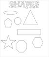 Shapes 3 coloring page